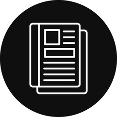 Magazine Vector Icon Design
