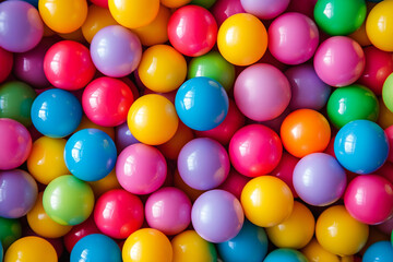 different colors of ball background for posting and status generated by AI