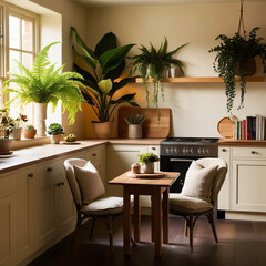Warm and inviting cozy kitchen