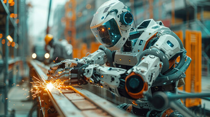 AI and humans build together in future