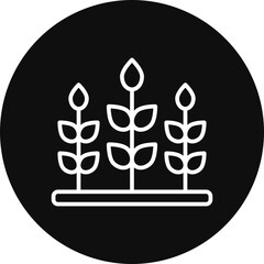 Crop Vector Icon Design