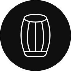 Barrel Vector Icon Design