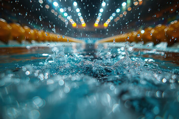 Athletes dazzle at Olympic swimming