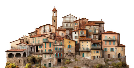 Fototapeta premium PNG House town architecture outdoors.