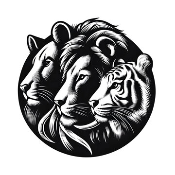 recommend clip art: tiger head silhouette