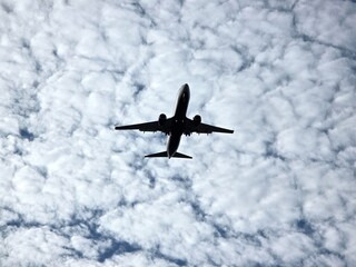 airplane in the sky