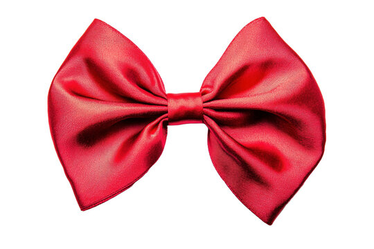 Eine rote Schleife, transparenter Hintergrund 