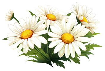 Fototapeta premium PNG Daisy flower plant white.