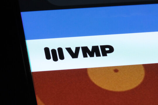 Shanghai,China-August 20th 2024:Vinyl Me, Please company brand logo