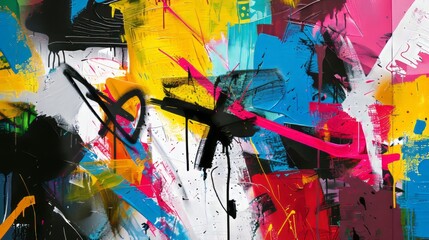 Fototapeta premium Modern Art Background with Rich Color Blends