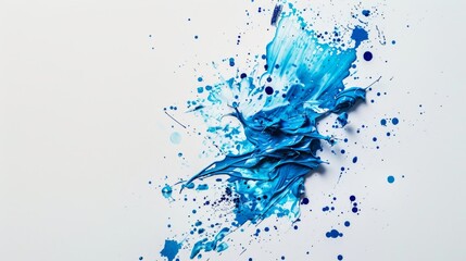 Artistic Paint Smear in a Contemporary Style