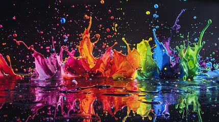 Artistic Paint Smear in a Contemporary Style