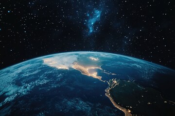 Earth from Space at Night