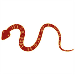 Chinese 2025 New Year Zodiac Asia Snake
