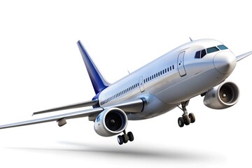 Obraz premium an airplane on a white background