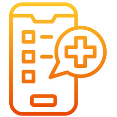 Obraz premium Medical App Icon