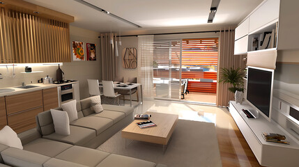 Fototapeta premium home interior design