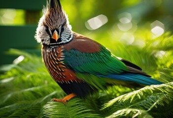 vibrant animal portraits showcased lush green scenery colorful details natural elements, wildlife, nature, landscape, flora, fauna, beauty, outdoor, rural
