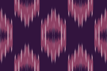 fabric ikat seamless pattern geometric ethnic traditional embroidery style.Design for background,carpet,mat,sarong,clothing,Vector illustration.