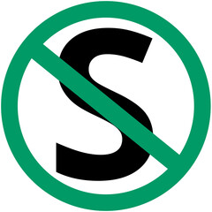 no stopping sign green