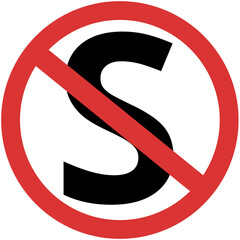 no stopping sign red