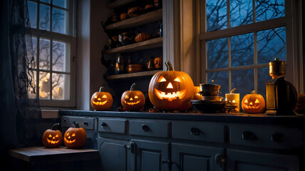 Scary Halloween rooms