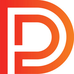 D logo design. Letter D logo vectors. DP logo vectors. PD logo design. Creative DP logo design royalty free download. premium vectors icon. Beauty fashion icon vectors.