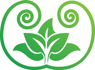 Green Leaf logo design. Vegetable logo design. Natural food logo design. Organic Food logo design. Fresh Farm logo design. Eco logo design. Forest, Agriculture logo design. Halal Food logo design