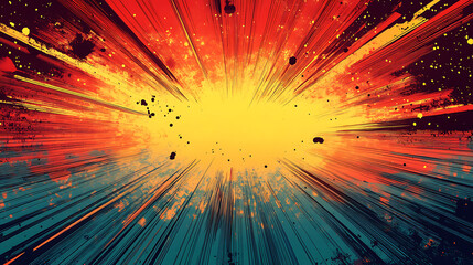 Graphic Novel Texture Map for Background