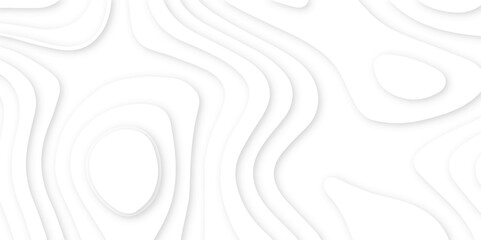 Abstract White paper cut background with lines.3d realistic papercut decoration textured with wavy layers. modern wallpaper texture and 3d realistic design use for banner flyers, posters.	