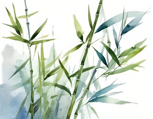Fototapeta premium bamboo leaves