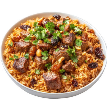 A plate of Kabsa. Arab Food 