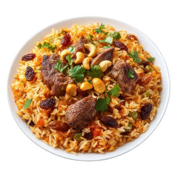 A plate of Kabsa. Arab Food 