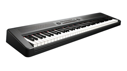 PNG Keyboard piano electronic keyboard white background.