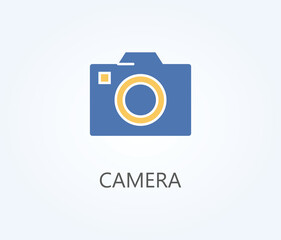  Camera Vector, Icon Or Logo Sign Symbol Illustration 