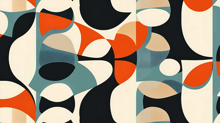 Retro 1950s Vintage Background Design