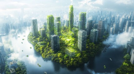 Green Cityscape.