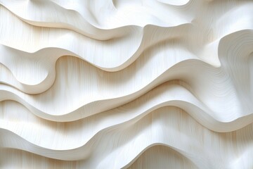 Fototapeta premium Abstract background of white plywood texture created with generative AI