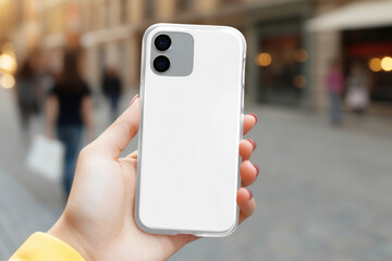 Mobile phone case png mockup, transparent design