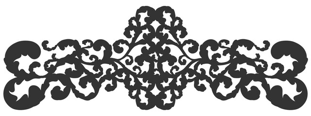 Floral ornament figure; old style decoration
