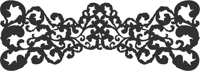 Floral ornament figure; old style decoration