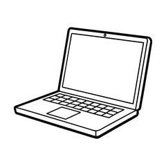 laptop computer device isolated icon vector illustration design icon vector illustration design