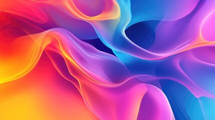 Obraz premium Abstract background with vibrant colors and dynamic shapes creating a visually appealing and modern design suitable for various projects