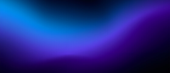 Gradient noise texture, rich violet to coral, black background abstract design, banner header design