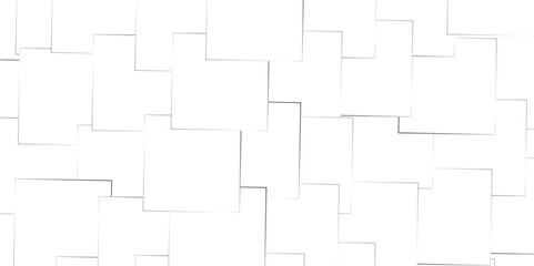 Abstract white background with squares and copy space, Minimal geometric seamless pattern white light background abstract design.