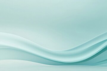 Fototapeta premium Abstract Blue Green Wavy Background