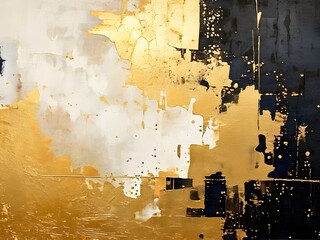 Black and yellow modern abstract background	