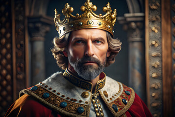 Obraz premium the king in the crown