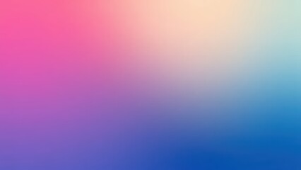 Abstract Gradient Background with Pink, Purple, Blue and Yellow Colors