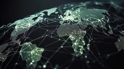 Obraz premium Global Network Connection